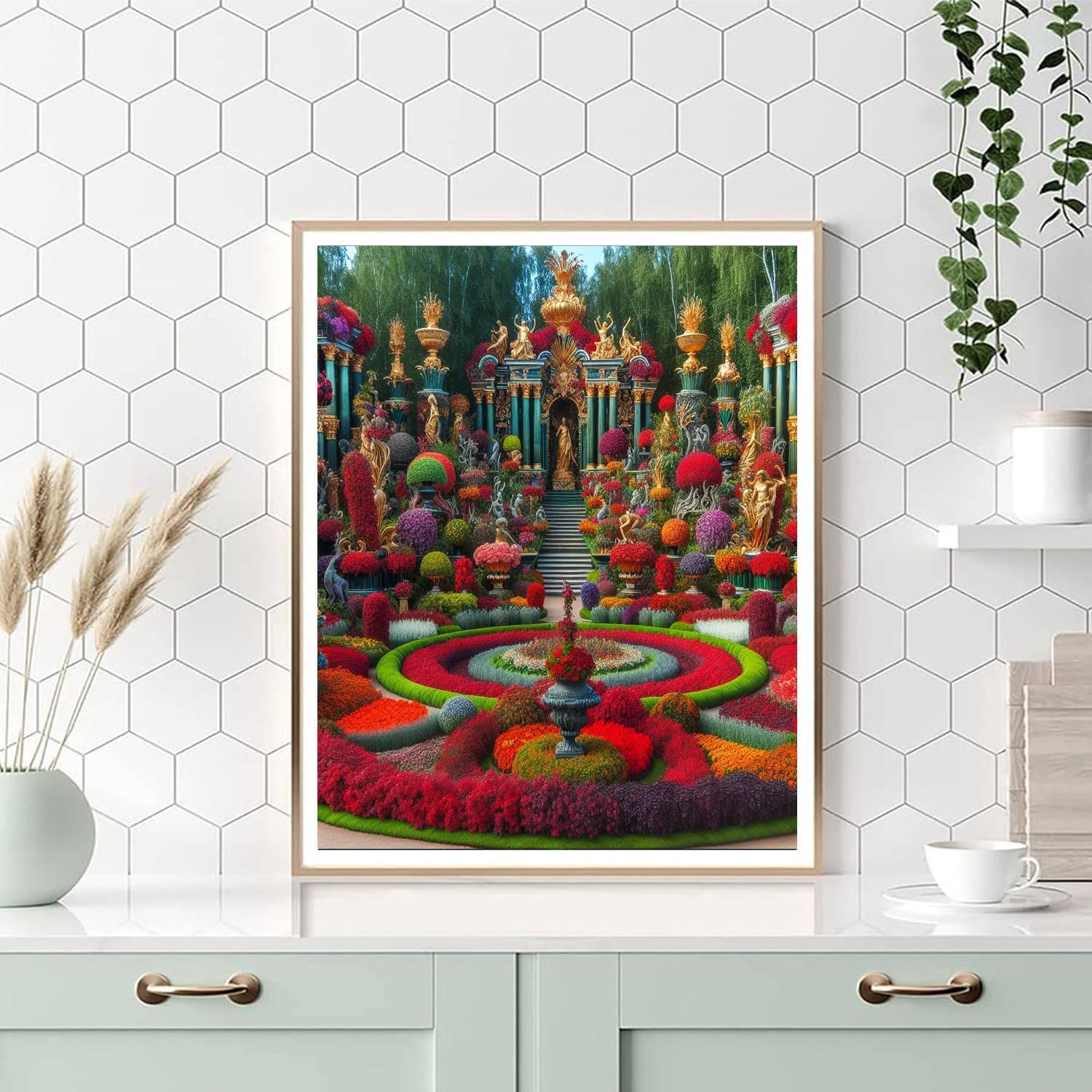 Royal Garden Pageantry Painting By Numbers Kit