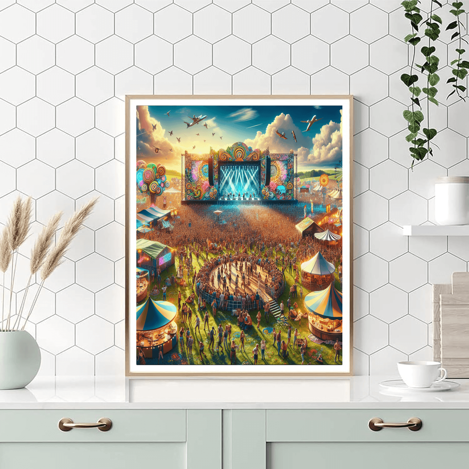 Isle Of Wight Festival - Newport, Uk Paint By Color