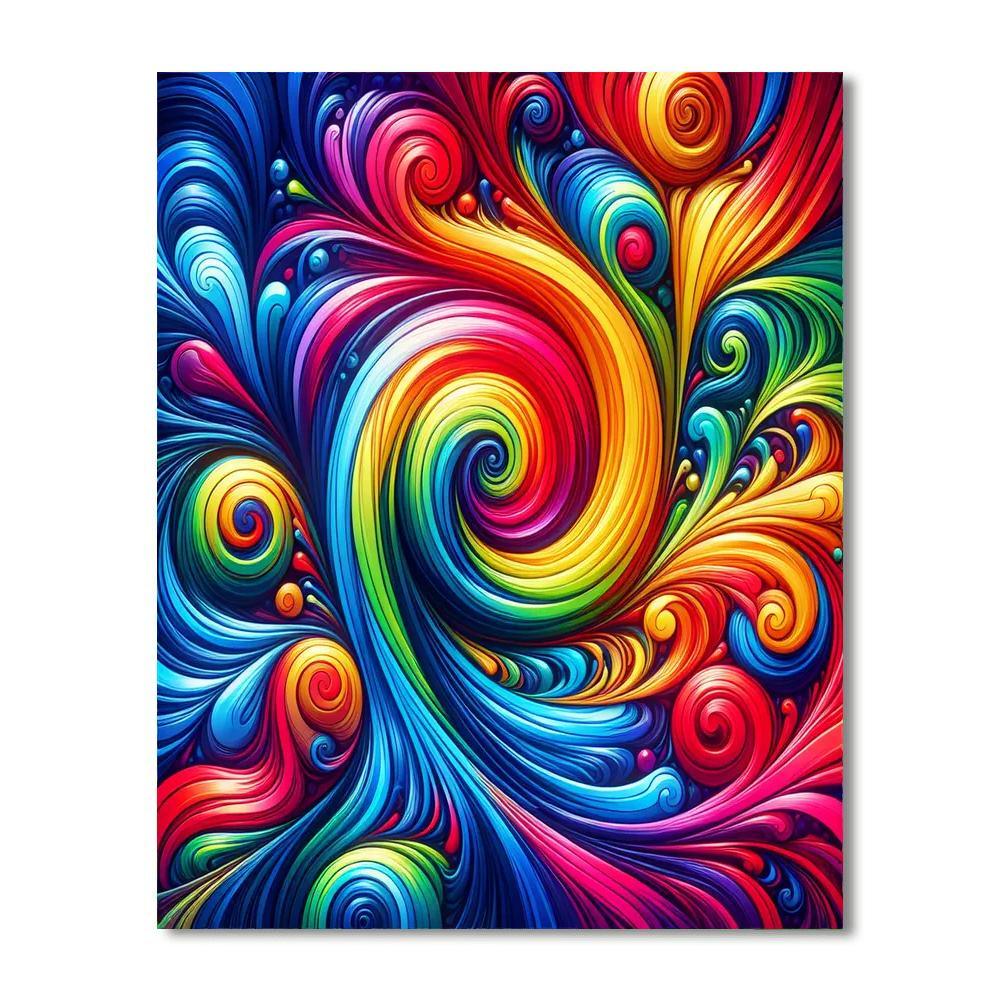 Rainbow Dreams Tapestry Paint By Numbers