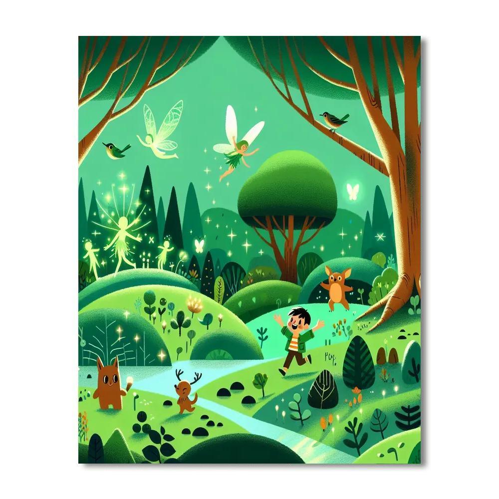 Magical Tree Kingdom Paint By Numbers Kits