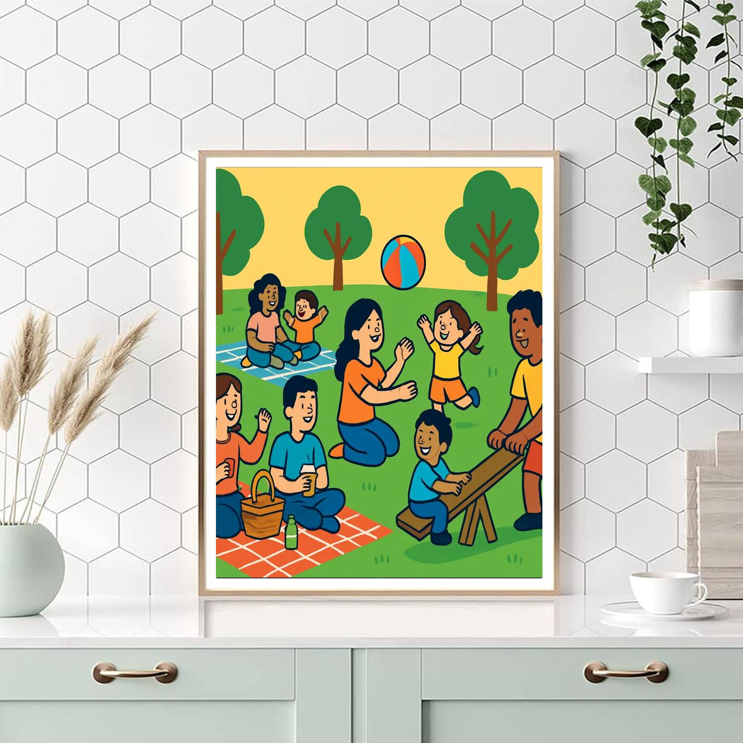 Festive Family Fun Numbered Painting Kits