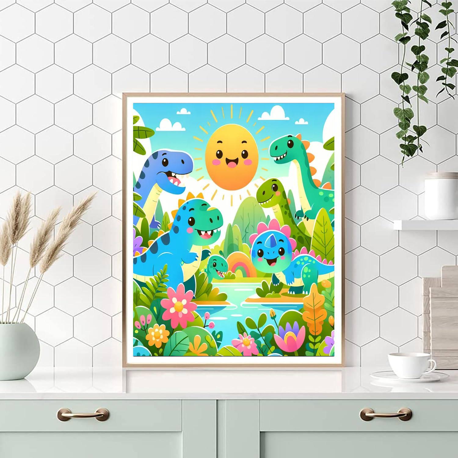 Dino Explorers Club Paint By Numbers Kits