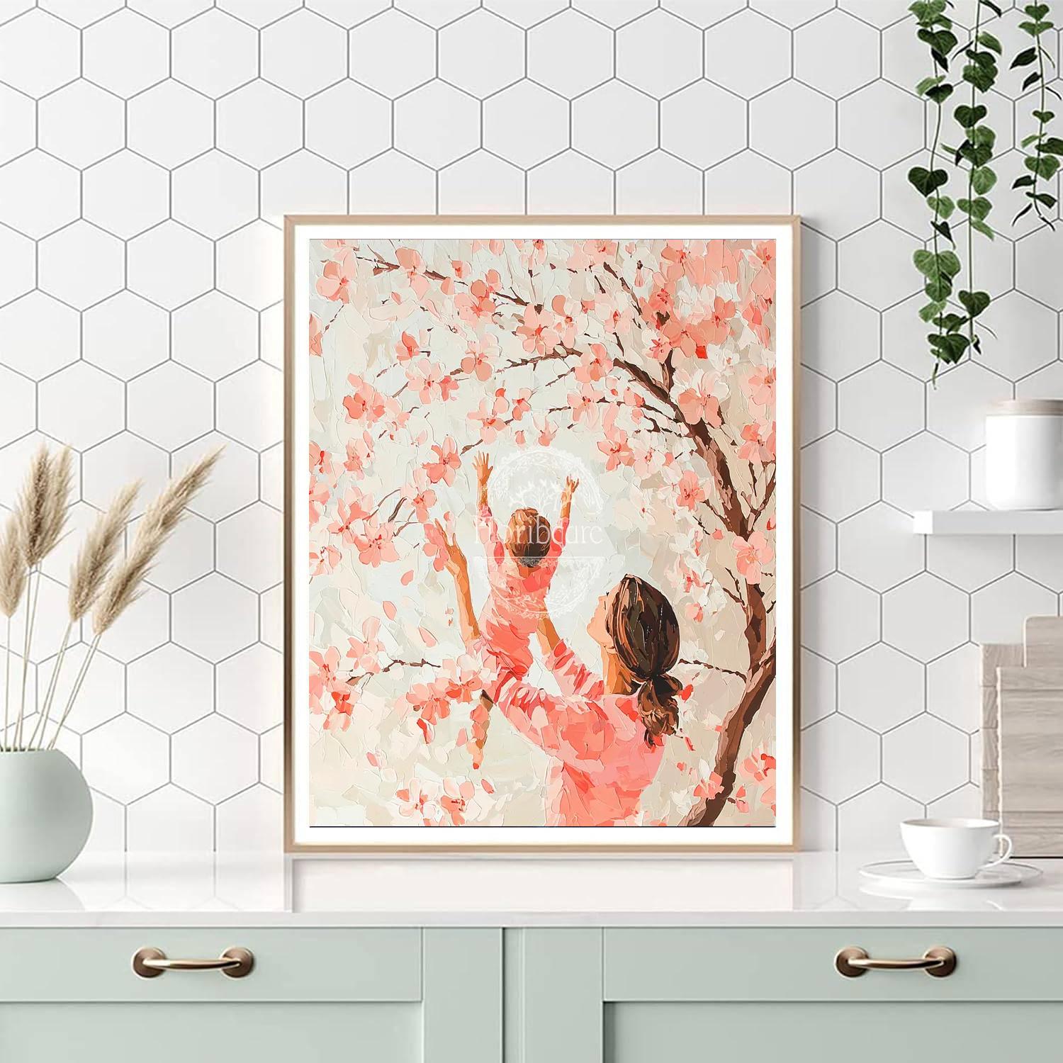 Blossoming Love Painting Number Kit