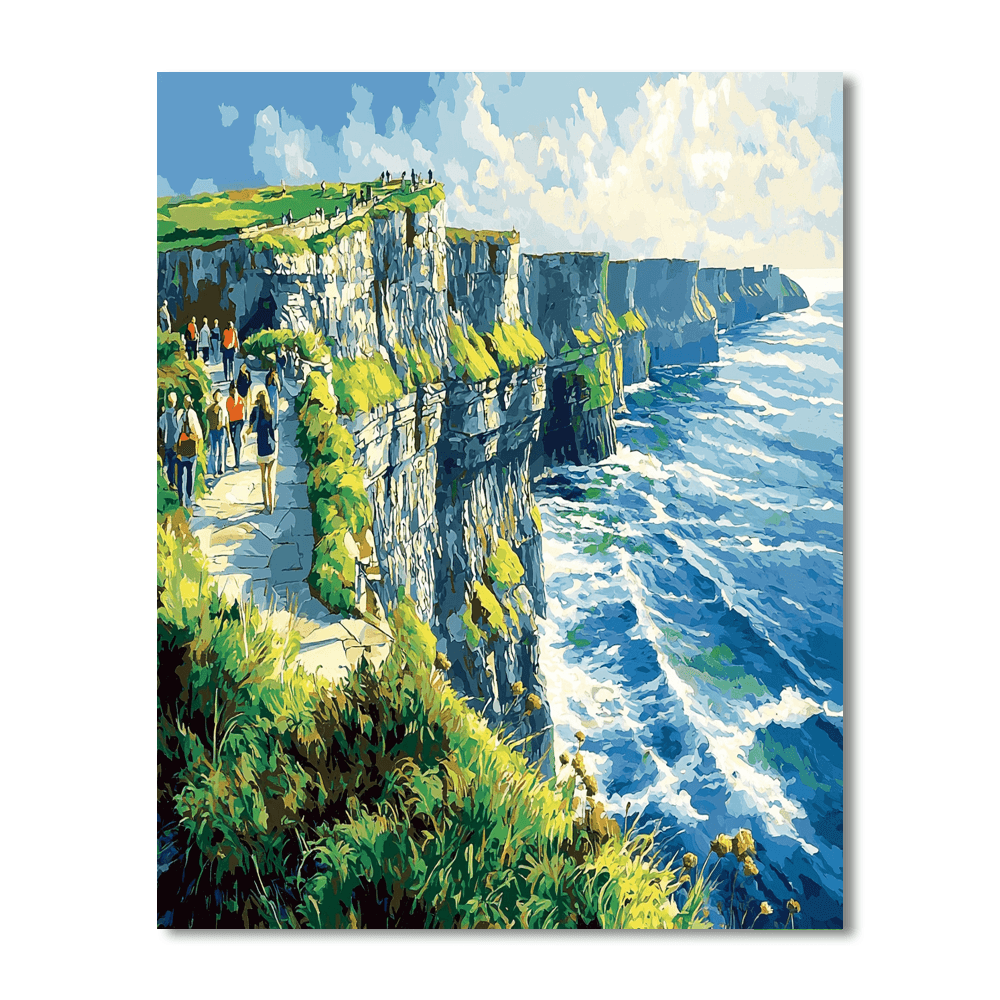 The Cliffs Of Moher DIY Paint By Numbers
