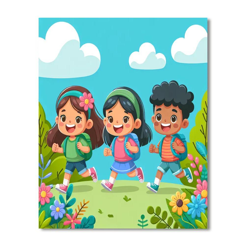 Happy Little Explorers Paint By Number