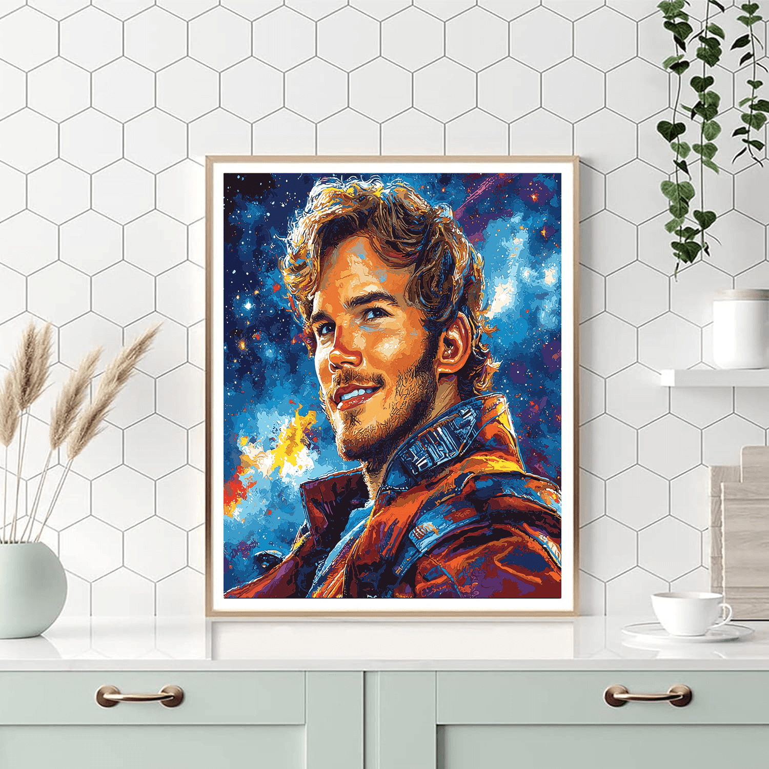 Chris Pratt: An Adventurous Journey From Parks To The Stars Painting Number Kit