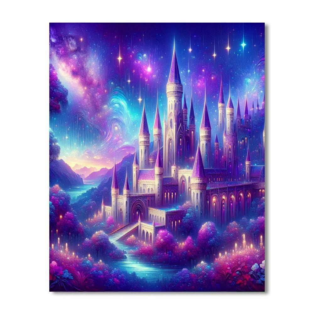 Enchanted Castle Dreamscape DIY Paint By Numbers