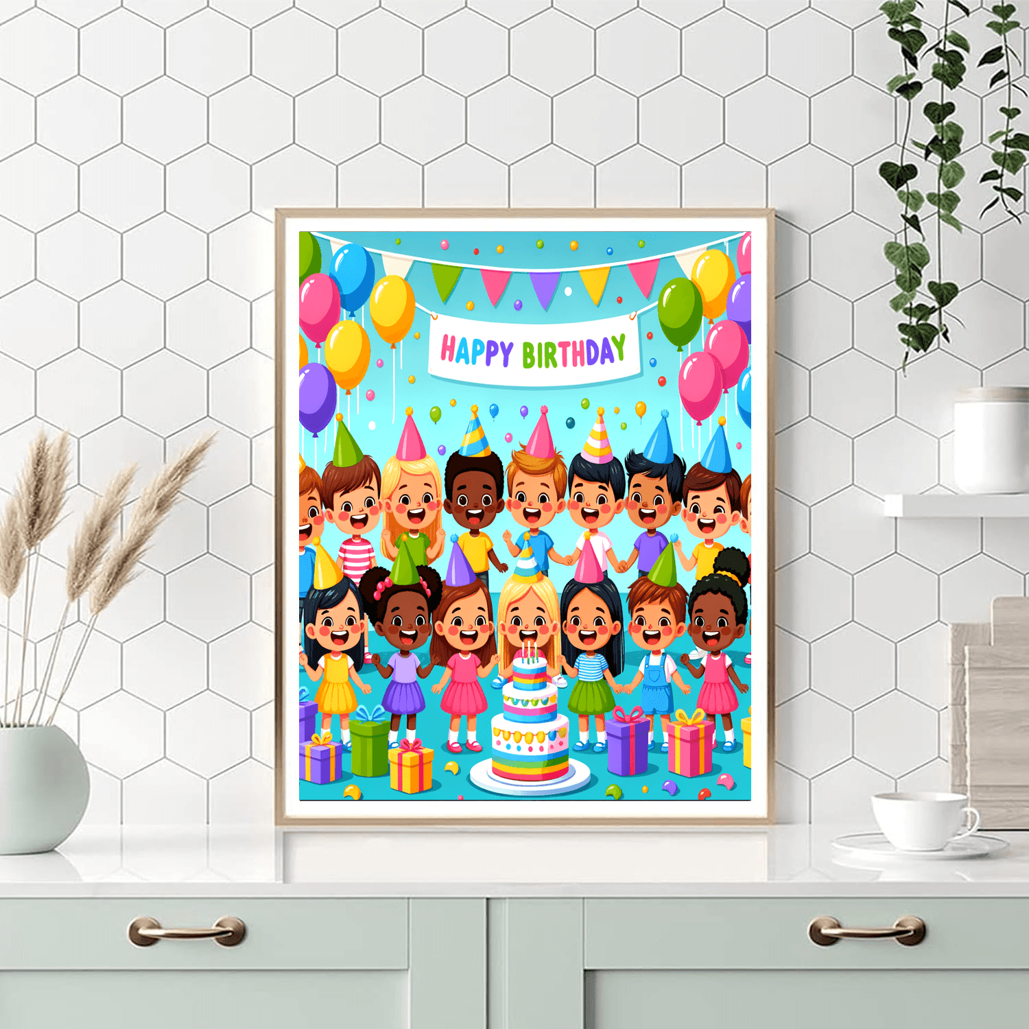 Festive Birthday Bash Paint By Number