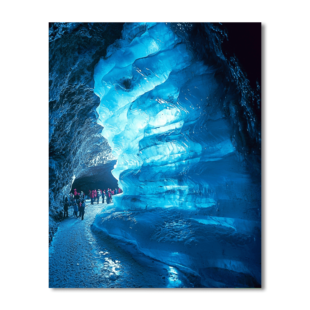 Crystal Cave Of Iceland Numbered Painting Kits