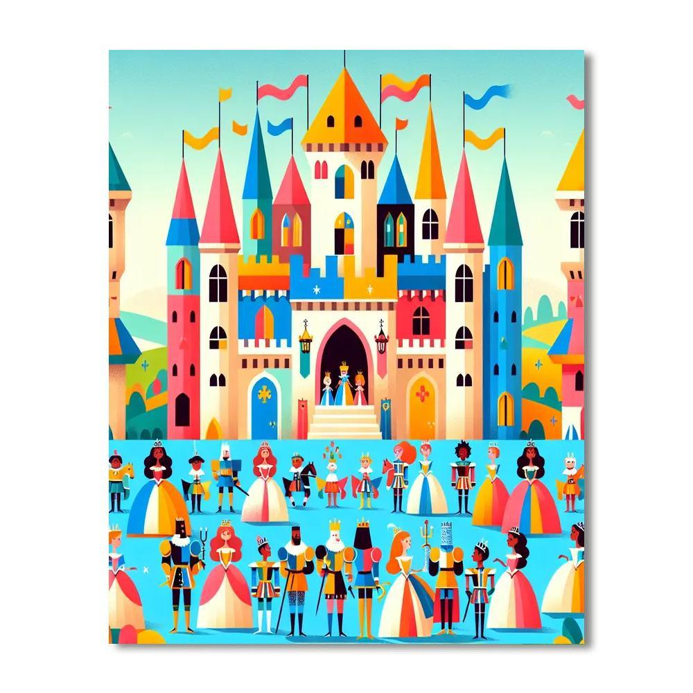 Royal Castle Celebration Paint By Number