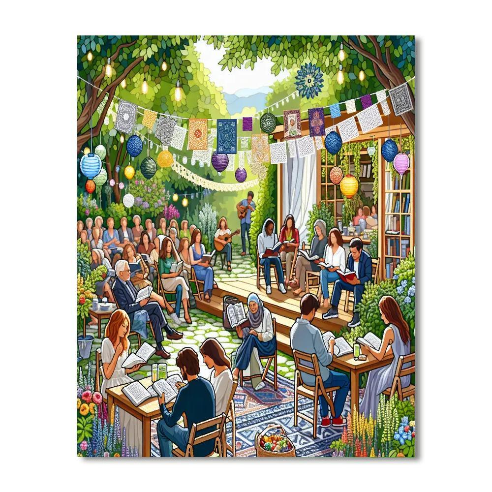 Willem Ii - Festival Of Literature - Netherlands Painting By Numbers Kit