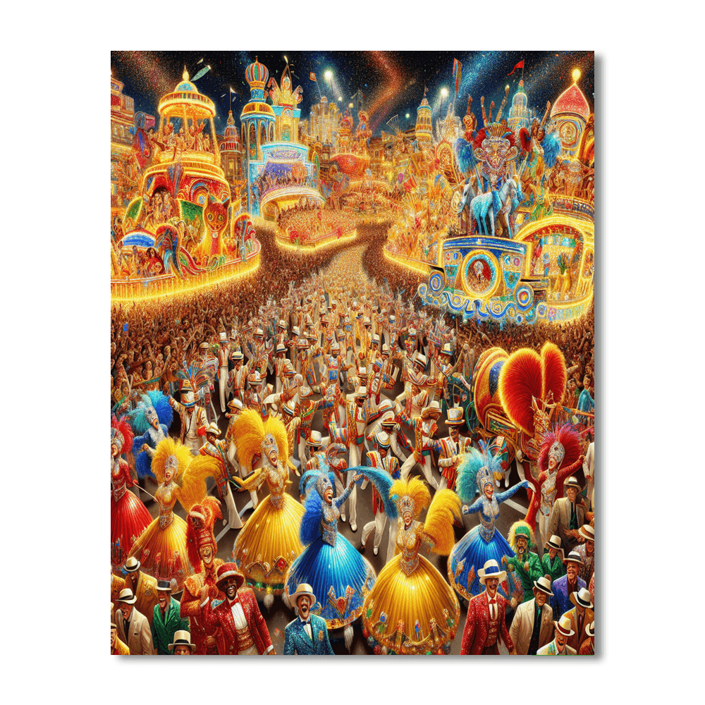 Cultural Festival Parade Paint By Numbers Kits