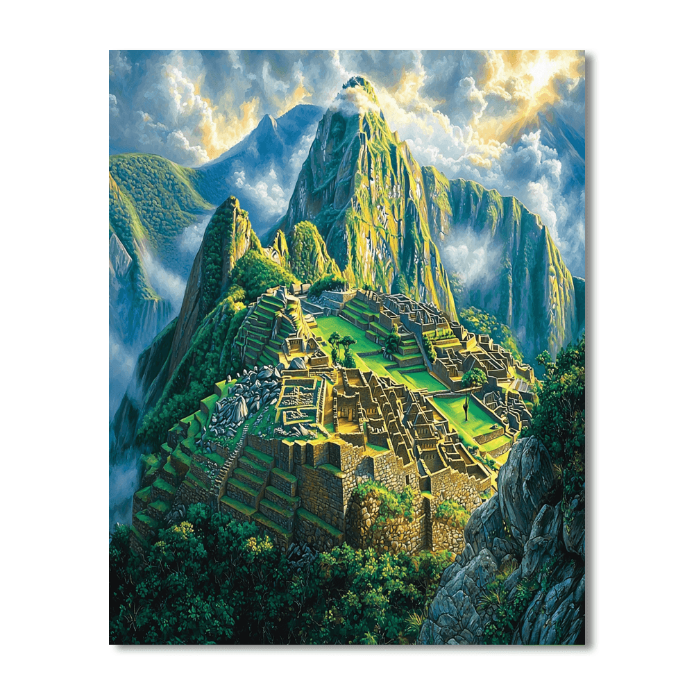 Machu Picchu - Cusco Region, Peru Numbered Painting Kits