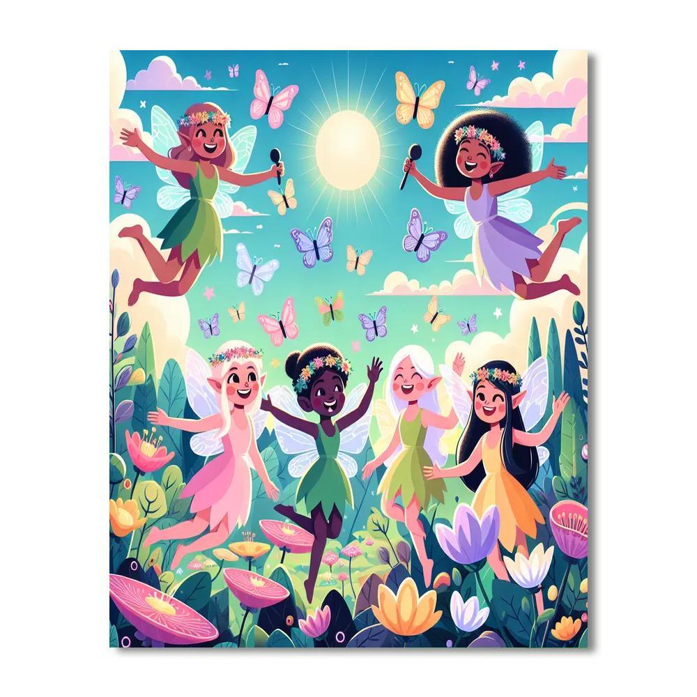 Enchanting Garden Creatures Paint By Numbers