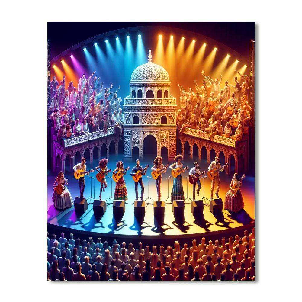 Festival Internacional De La Guitarra Number Painting