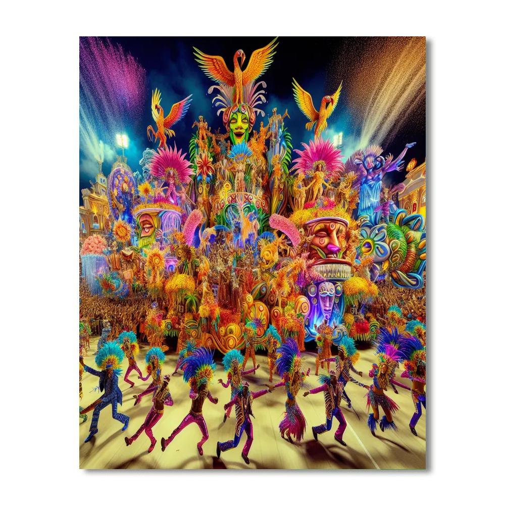 Tenerife Carnival - Tenerife, Spain Number Painting