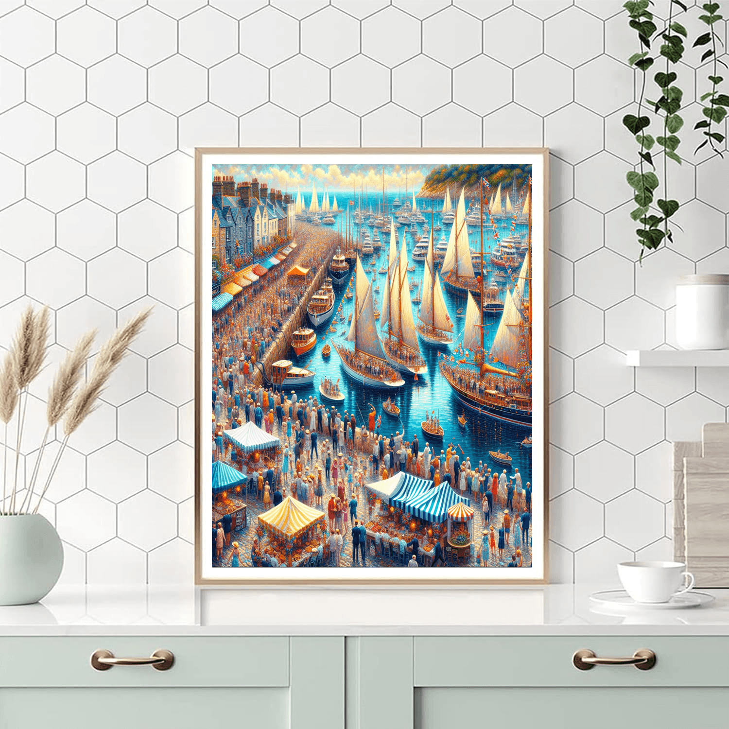 Harbour Festival - United Kingdom Paint By Color