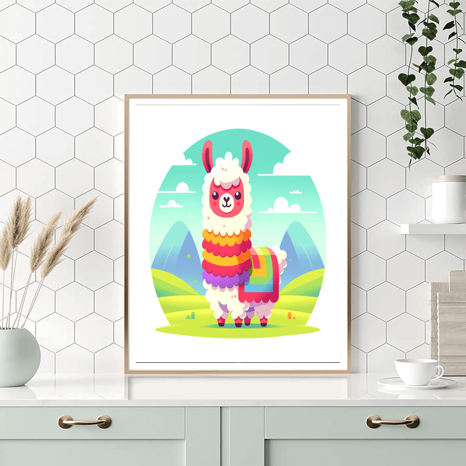 Funky Llama Adventure Paint By Number