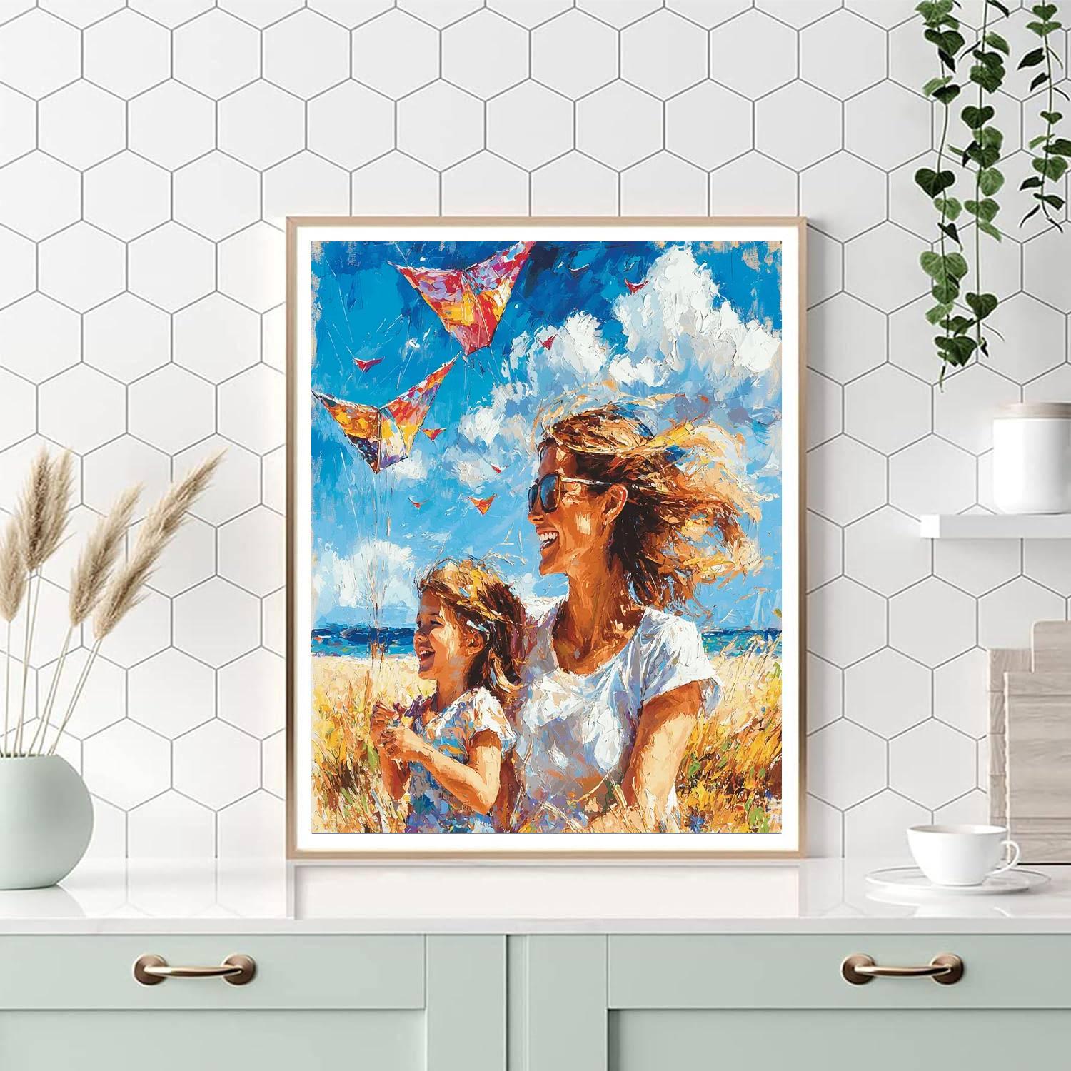 Kites In The Breeze Paint By Color