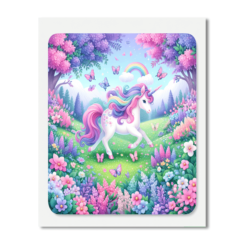 Magical Unicorn Paradise Painting By Numbers Kit
