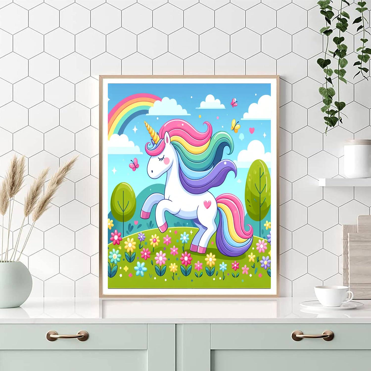 Fairytale Unicorn Quest Paint By Numbers
