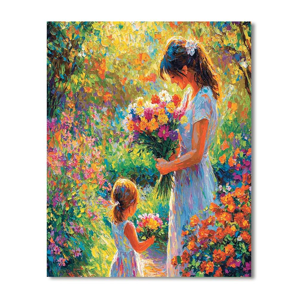 Mother's Day Blossoms Painting By Numbers Kit