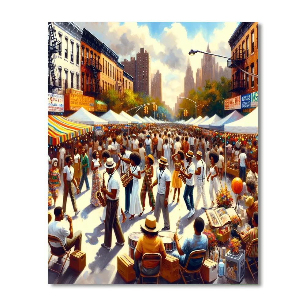 Harlem Week - New York, Usa DIY Paint By Numbers