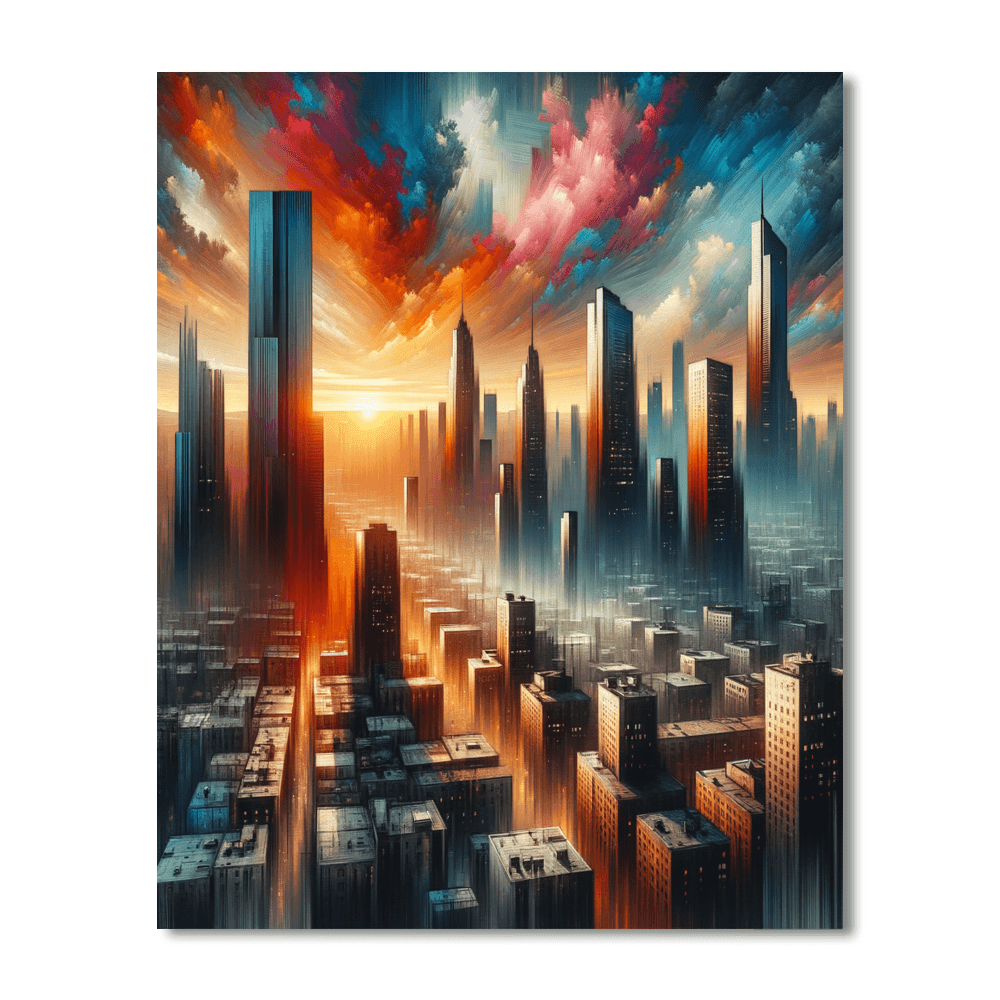 Metropolitan Sunrise Painting By Numbers Kit