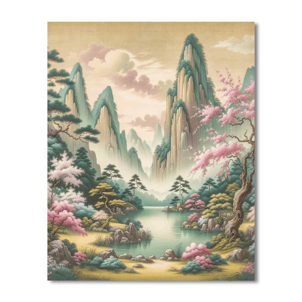 Oriental Harmony DIY Paint By Numbers