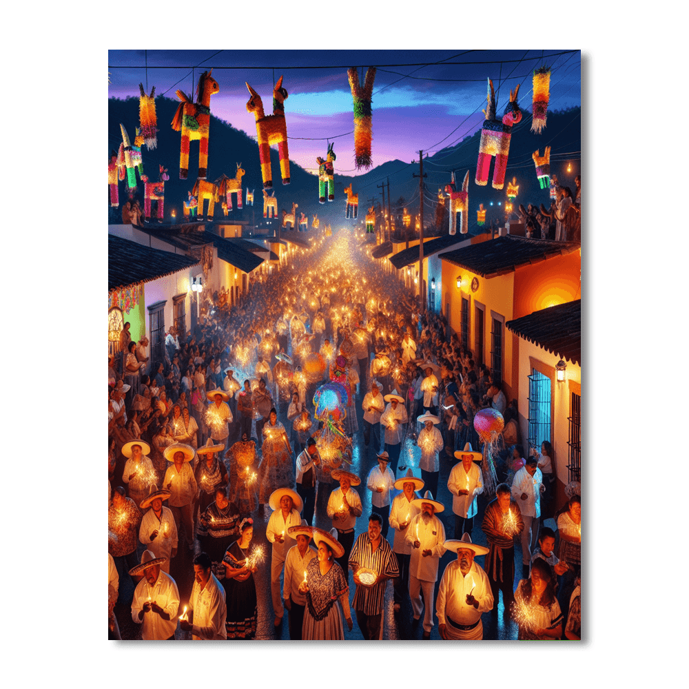 Las Posadas - Mexico Paint By Numbers Art