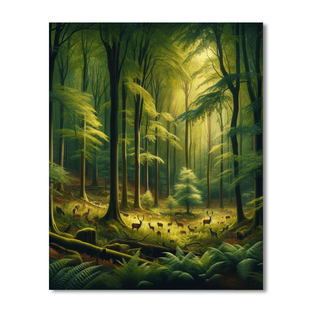 Serenade Of The Woods Paint By Number