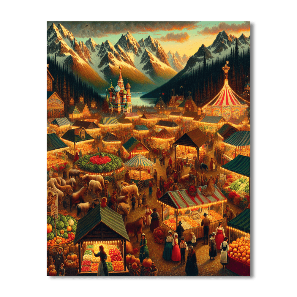 Alaska State Fair - Usa Paint By Numbers