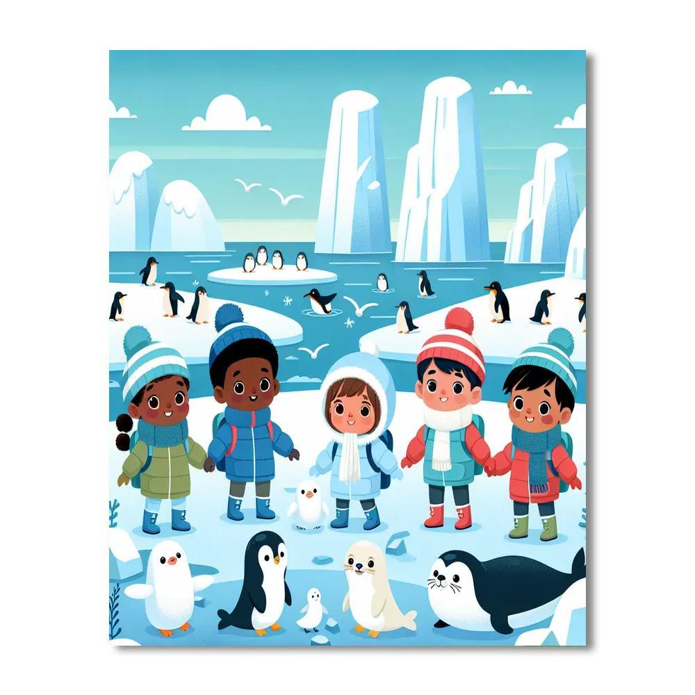 Polar Adventure Expedition Paint By Numbers