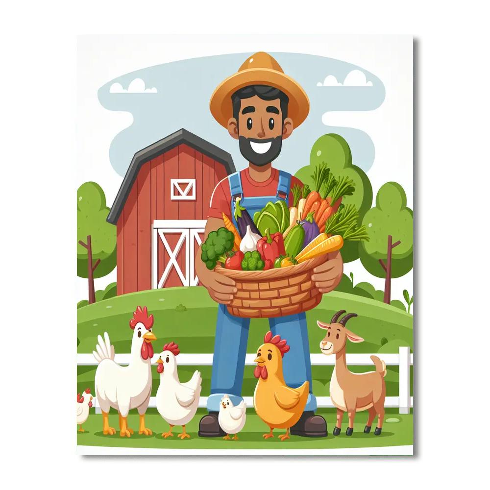 Harvest Time Fun Numbered Painting Kits