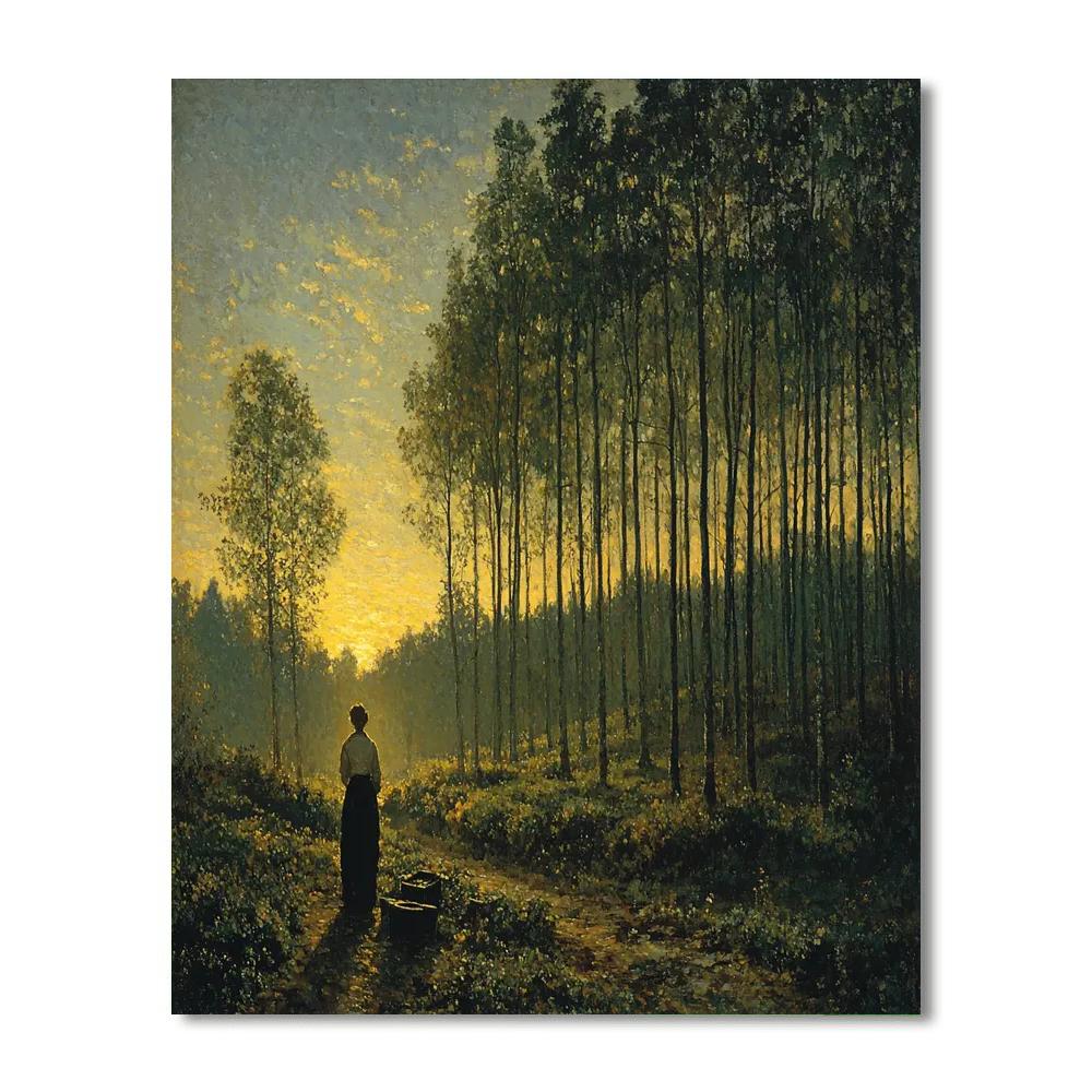 Jean-François Millet Inspired Meditative Wilderness  Paint By Numbers Kits