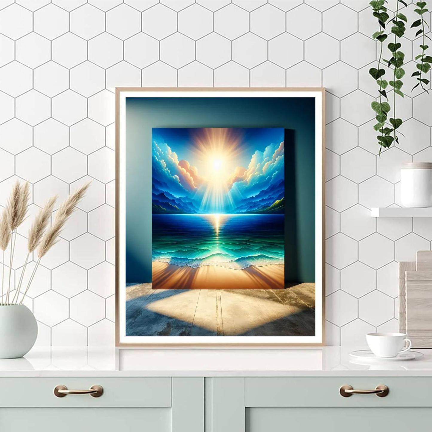 Mystical Coastal Horizon Paint By Number