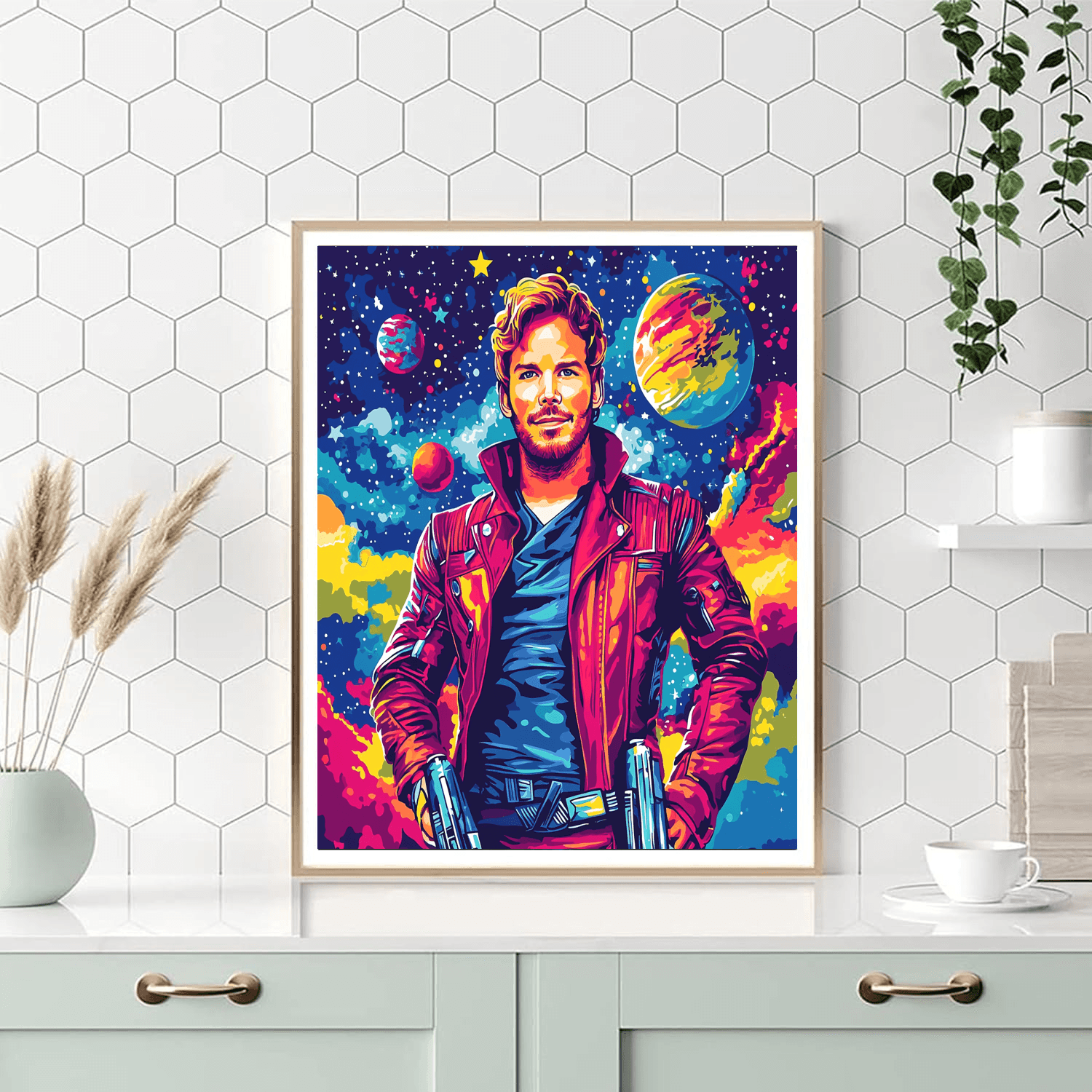 Chris Pratt: From Space Adventures To Jurassic Journeys Paint By Number