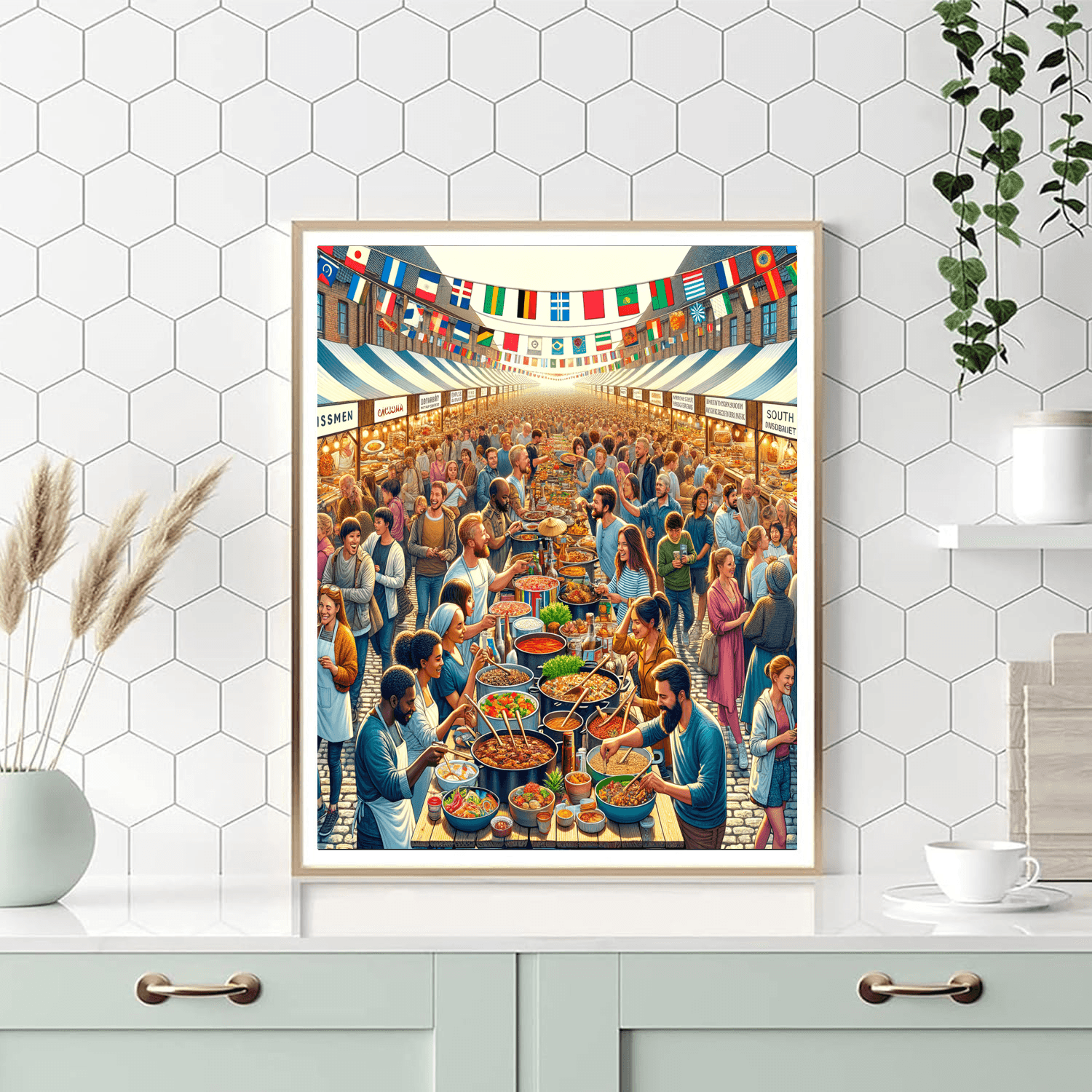 World Food Festival - Denmark Painting By Numbers Kit