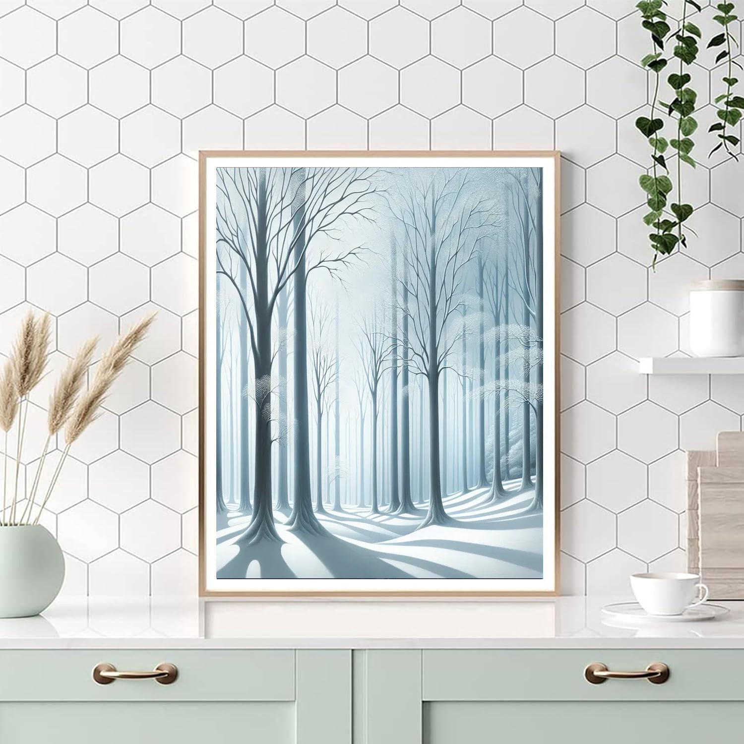 Winter Forest Elegance Paint By Number