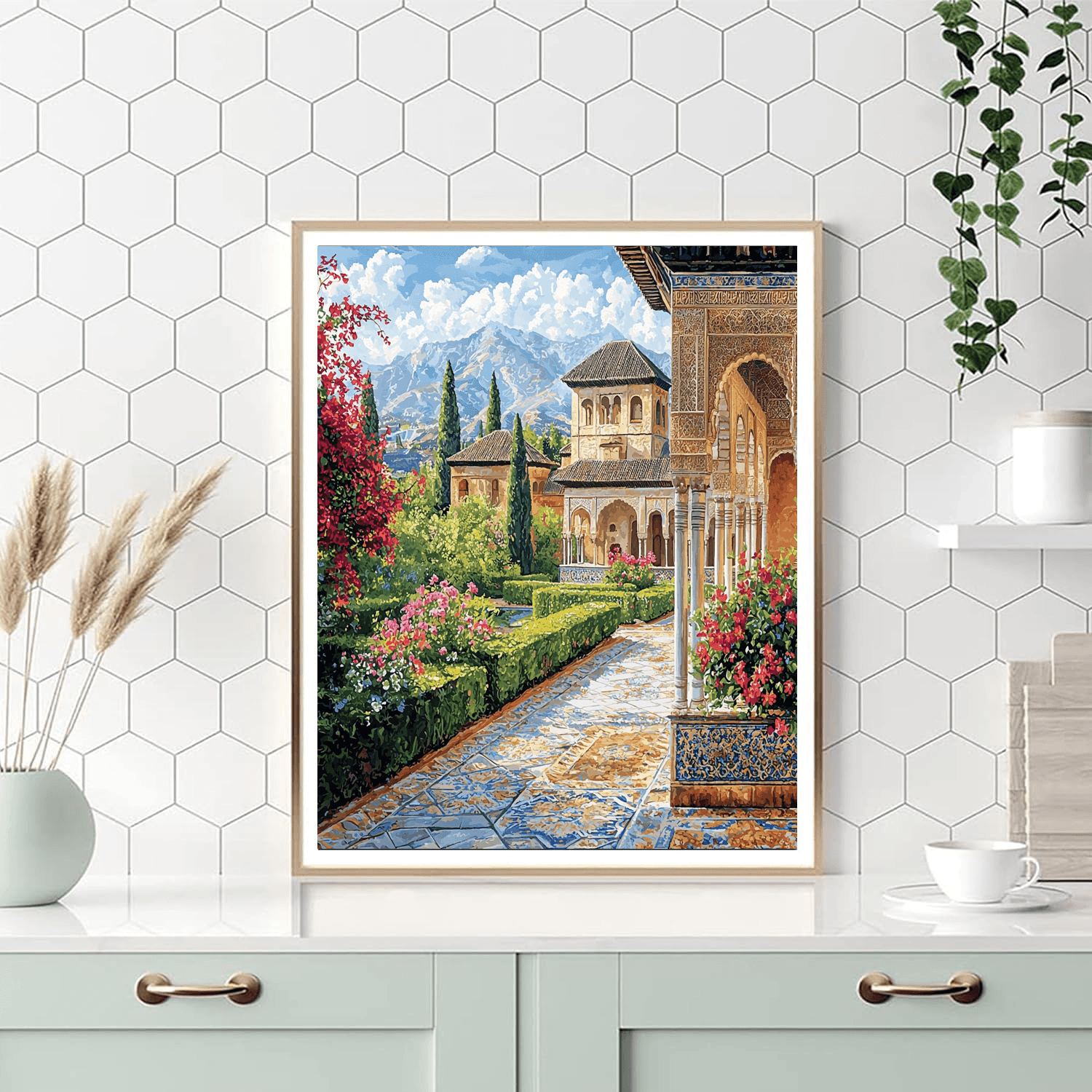 The Alhambra - Spain Painting By Numbers Kit