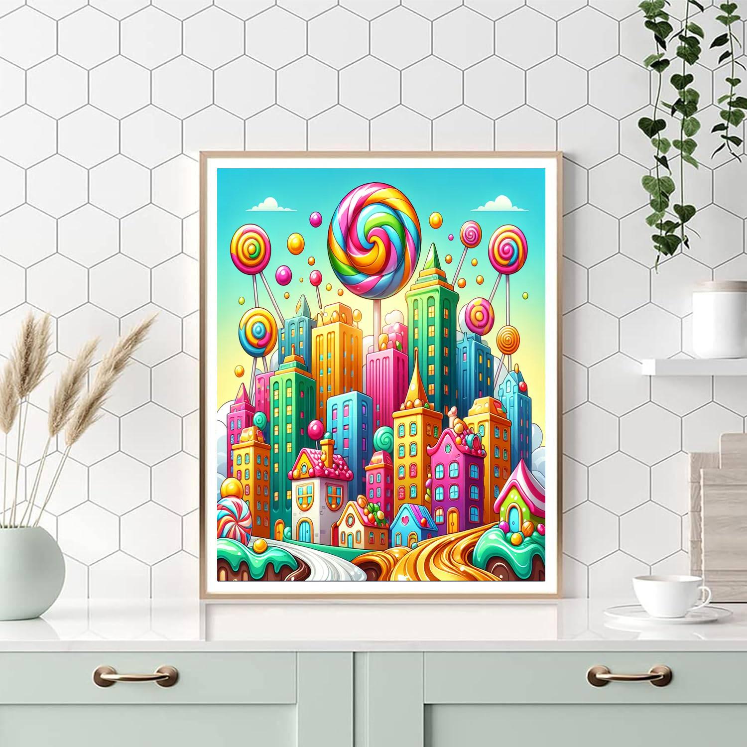 Sweet Dreams City Number Painting