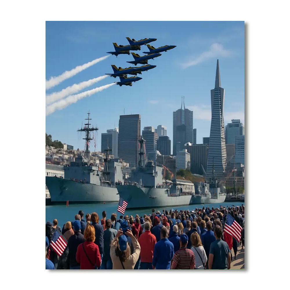 San Francisco Fleet Week - Usa DIY Paint By Numbers