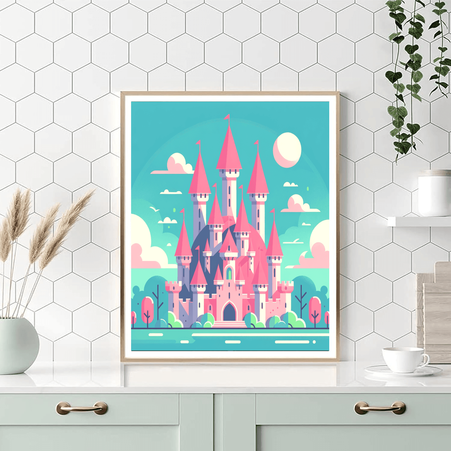 Dreamy Castle Fantasy Paint By Numbers Kits