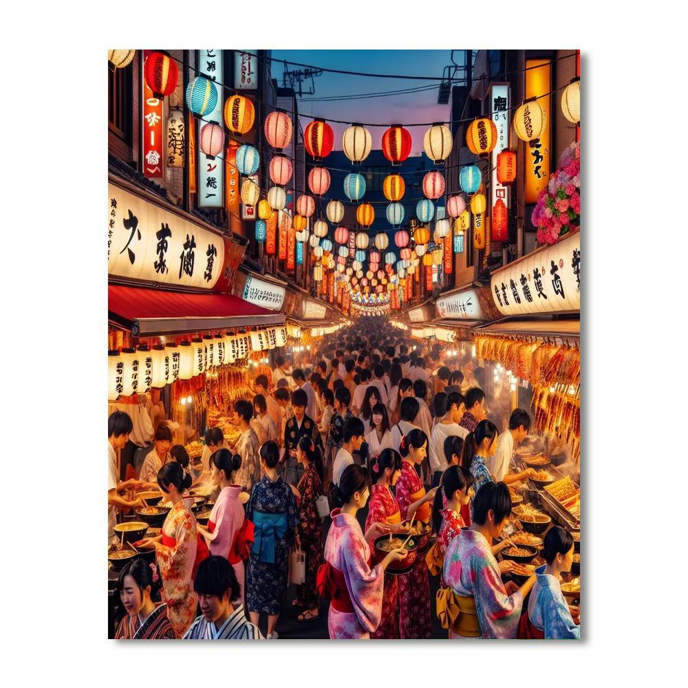 Gion Yatai Festival - Fukuoka Number Painting