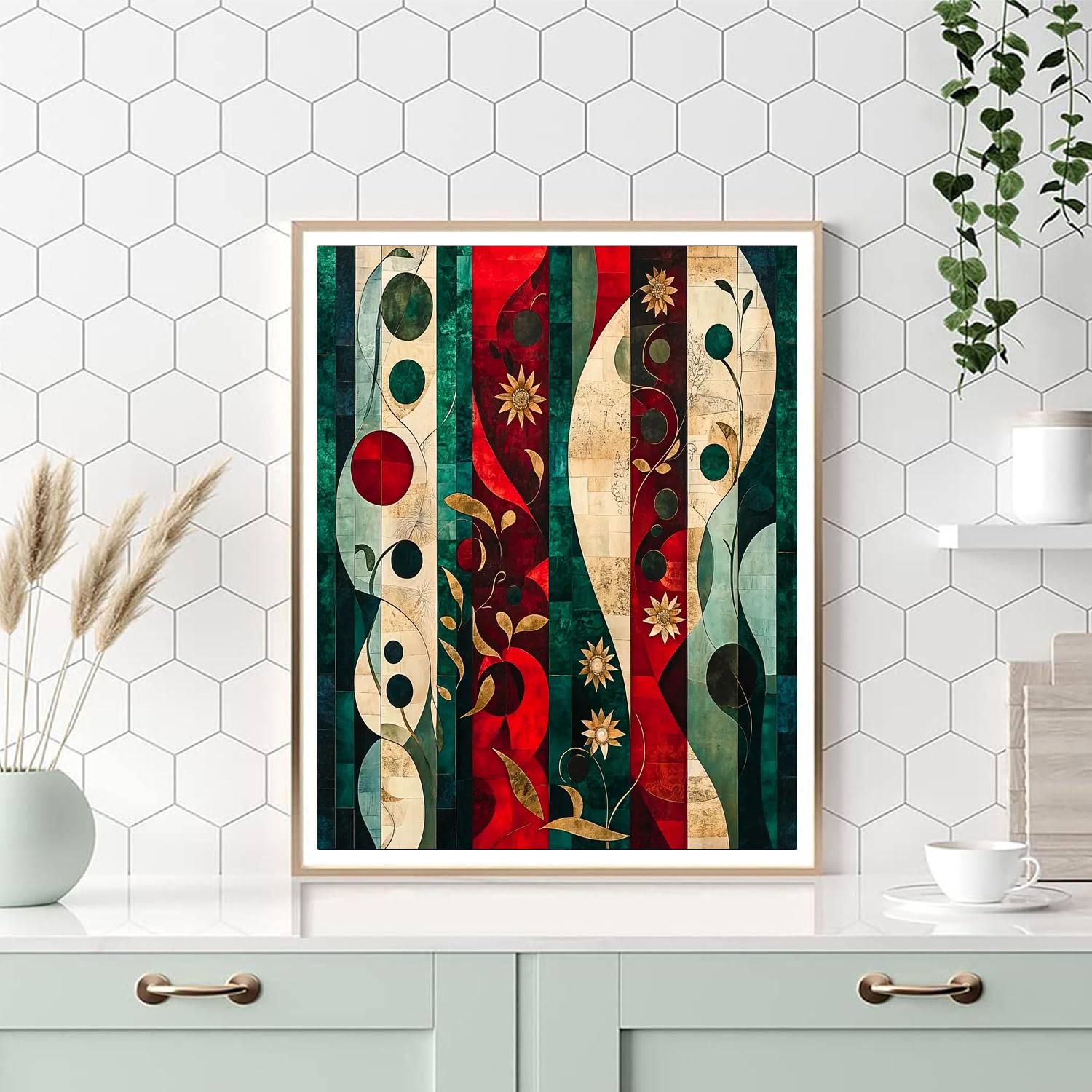 Gustav Klimt Inspired Ornate Essence  Paint By Numbers Kits