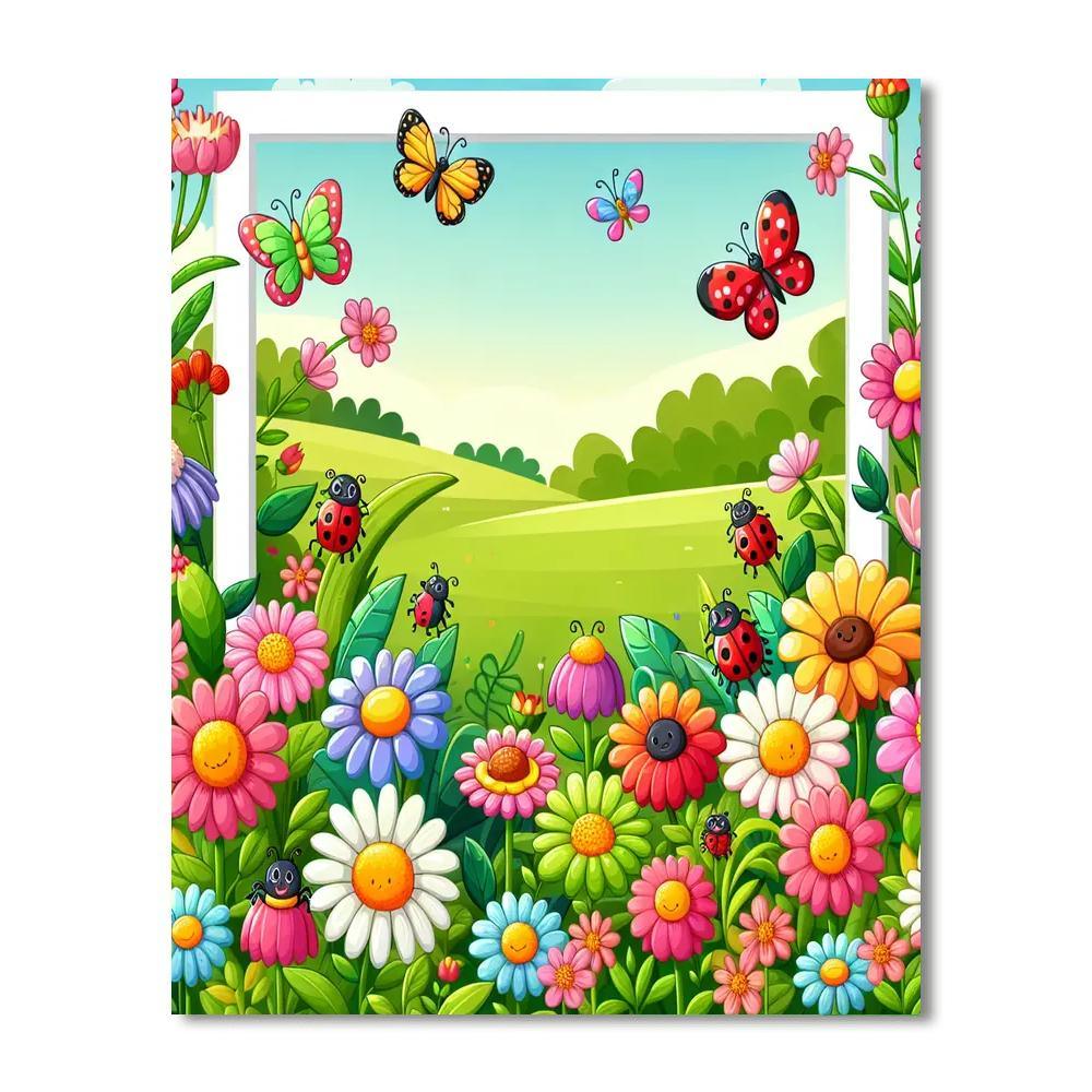 Garden Of Wonder Paint By Numbers Art