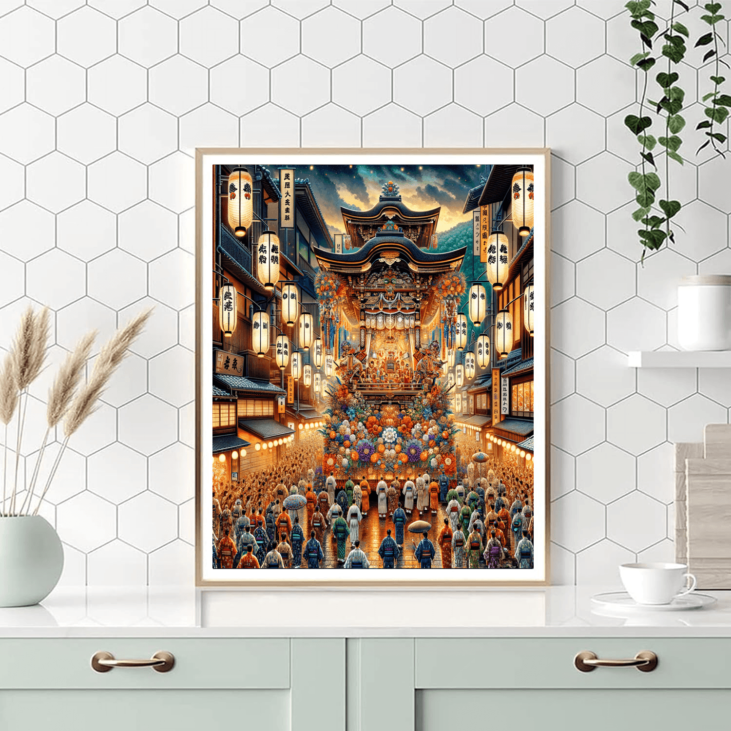 The Gion Matsuri - Japan Number Painting