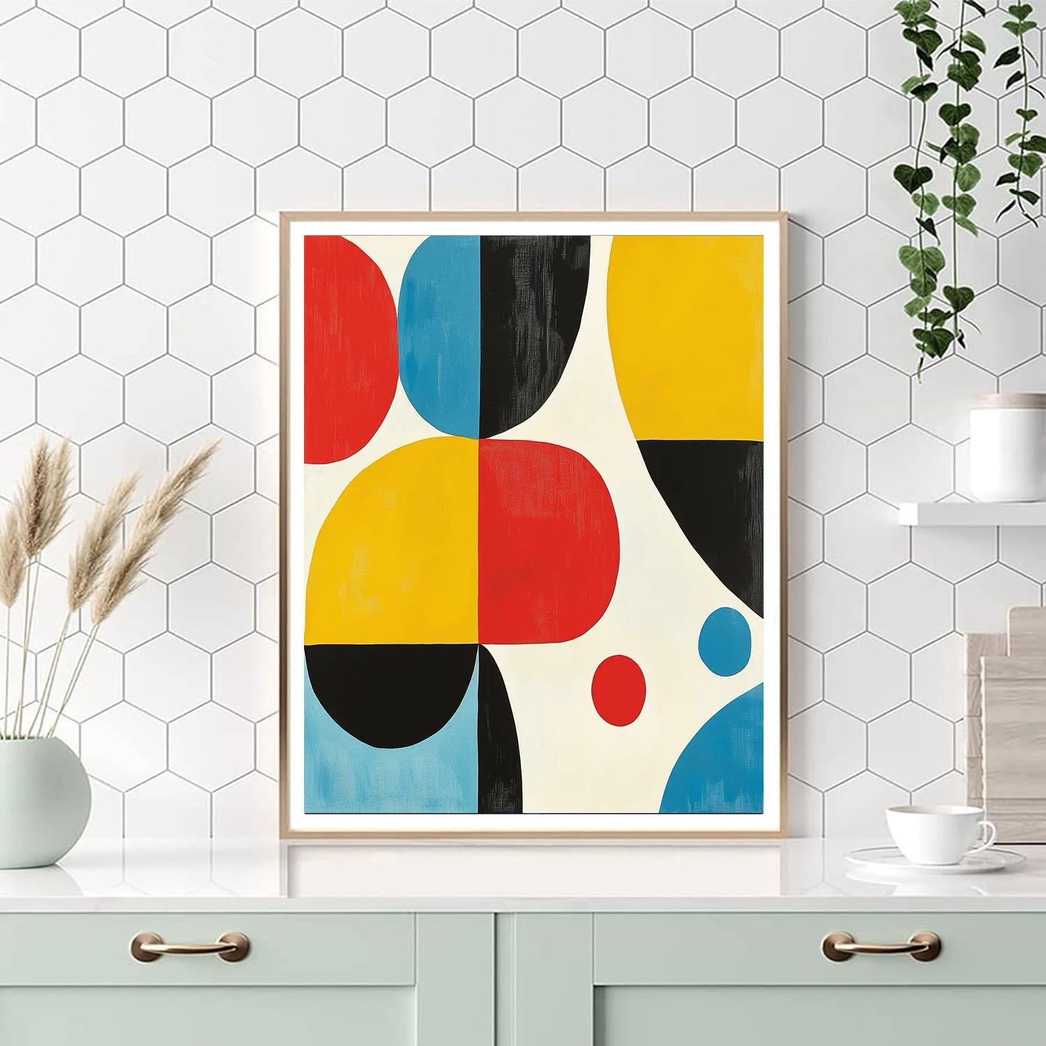 Joan Miró Inspired Imaginative Pulse  Paint By Numbers Art