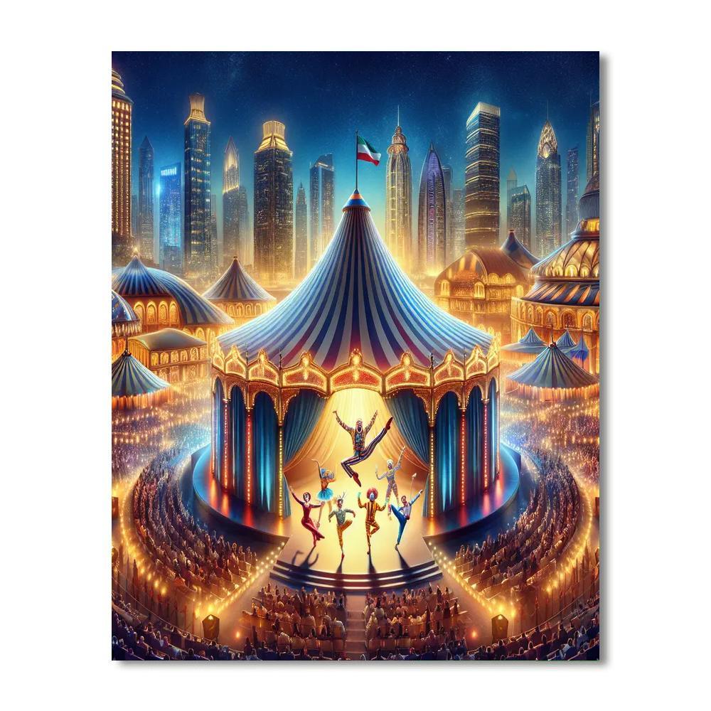 International Circus Festival Of Monte-carlo - Monaco Paint By Numbers Art