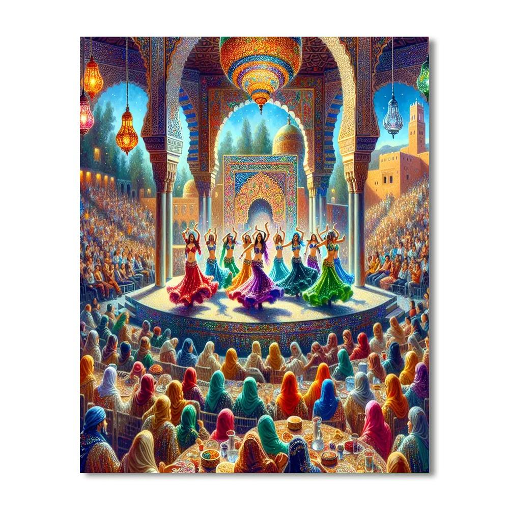 Belly Dance Festival Number Painting